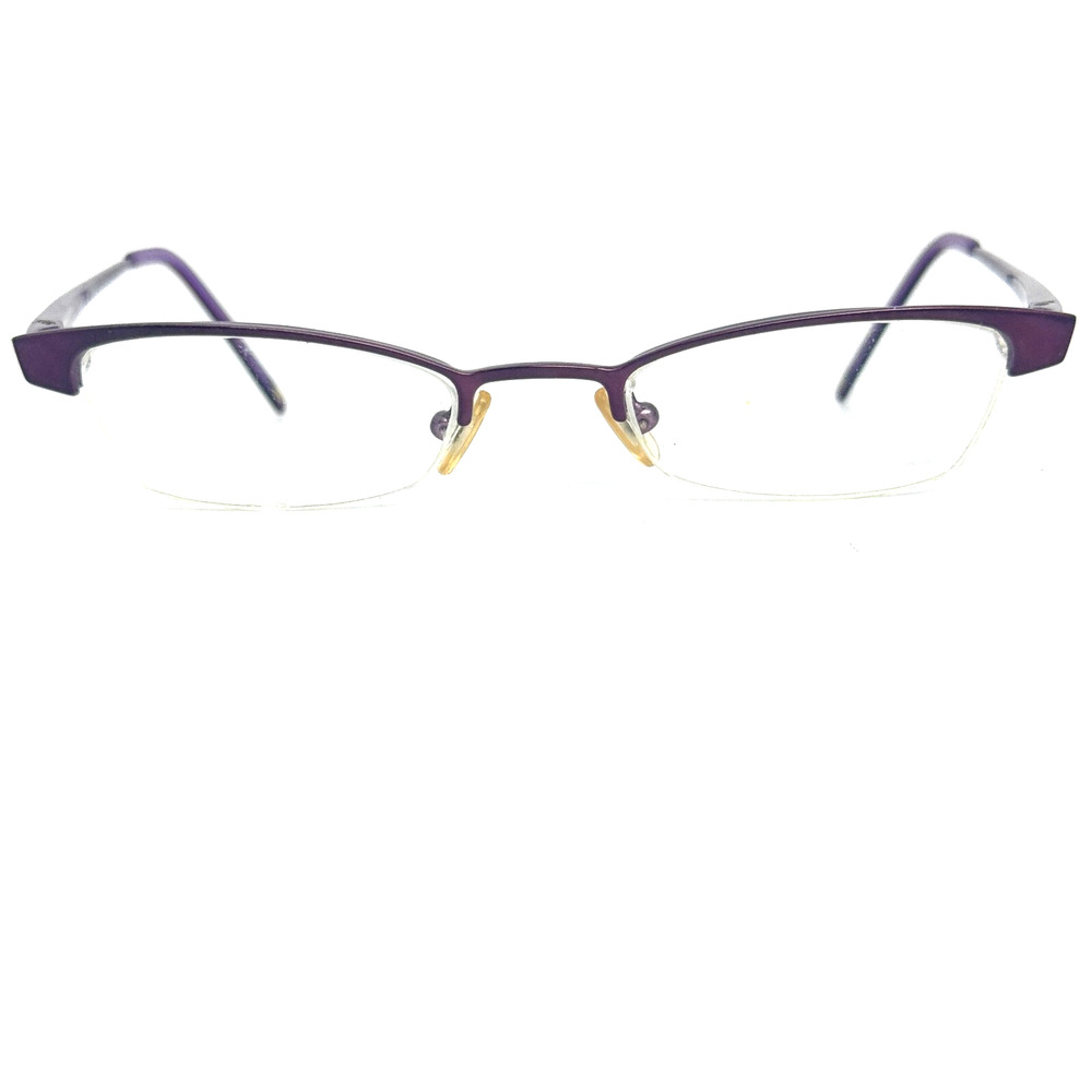 Nine West‎ 327 07FH 47-20-130 Lavender Metal Half Rim Eyeglasses Frame H17139